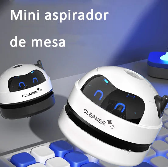 Mini Aspirador de Mesa para Teclado - Limpeza de Pó e Migalhas, Prático e Efic