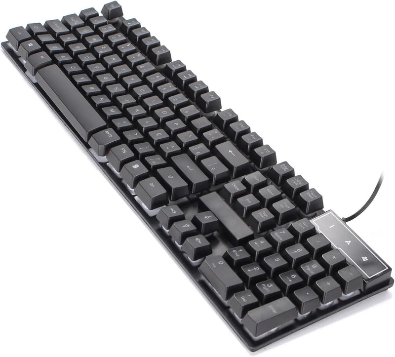 Teclado Gamer Semi Mecânico Led Luminoso Profissional Abnt2 Brasil Domine o Jog