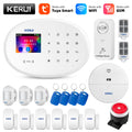 KERUI-Smart Home Security Alarm System, Wi-Fi, GSM, Sem Fio, Sensor de Movimento