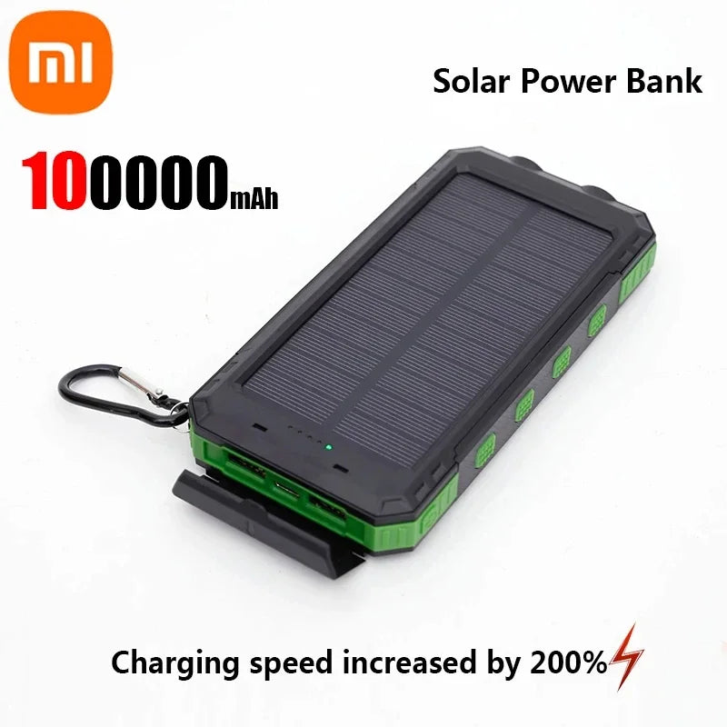 Xiaomi Solar 200000 Carregador portátil de grande capacidade mAh Power Bank com