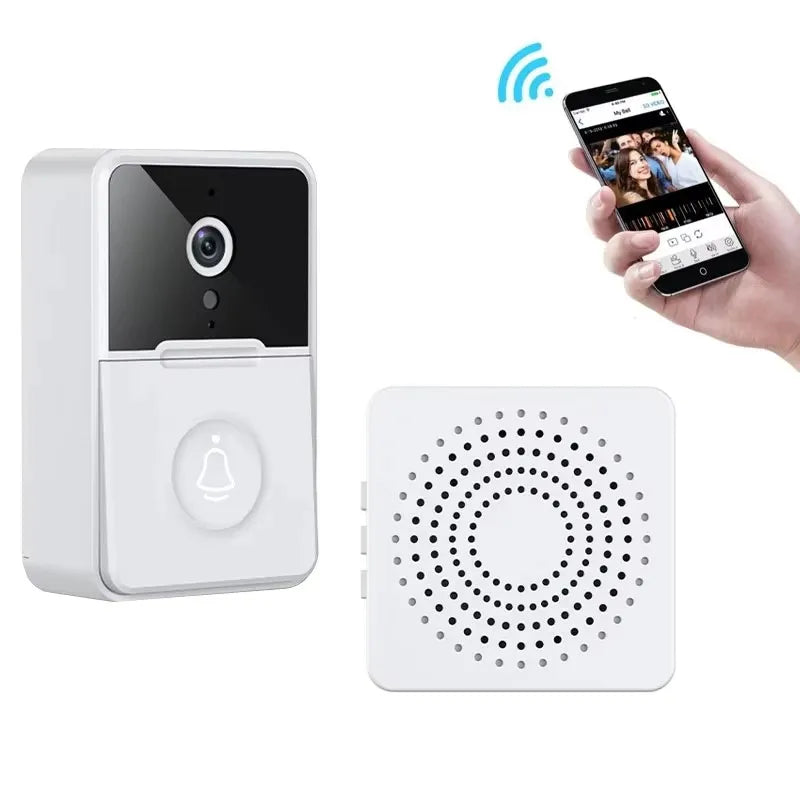 Wireless WiFi impermeável vídeo campainha, câmera inteligente segurança exte