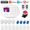 KERUI-Smart Home Security Alarm System, Wi-Fi, GSM, Sem Fio, Sensor de Movimento