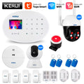 KERUI-Smart Home Security Alarm System, Wi-Fi, GSM, Sem Fio, Sensor de Movimento