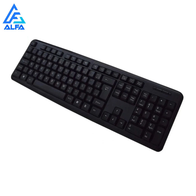 Teclado usb abnt2 padrão brasileiro super macio computador portátil original