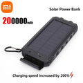 Xiaomi Solar 200000 Carregador portátil de grande capacidade mAh Power Bank com