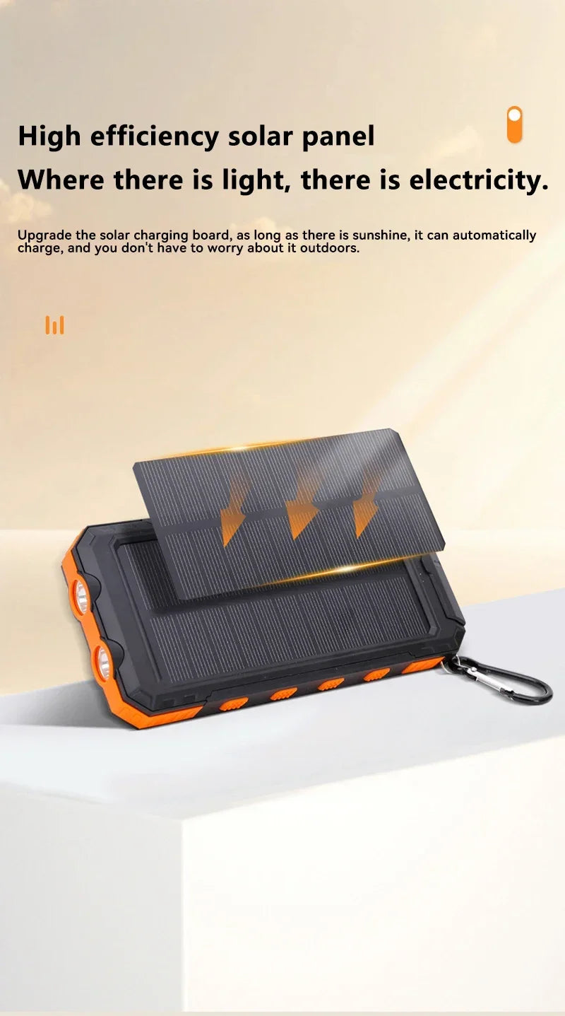 Xiaomi Solar 200000 Carregador portátil de grande capacidade mAh Power Bank com